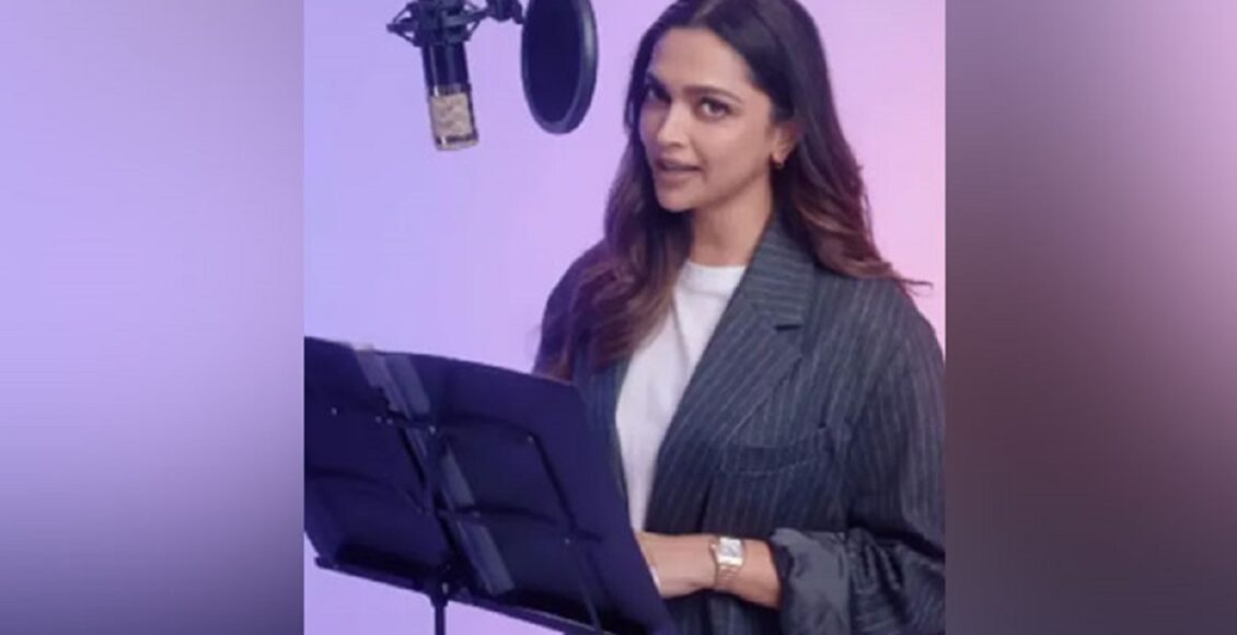 "دپیکا پڈوکون اسٹوڈیو میں میٹا اے آئی کے لیے اپنی آواز ریکارڈ کر رہی ہیں — بالی وڈ اسٹار اب مصنوعی ذہانت کی آواز"