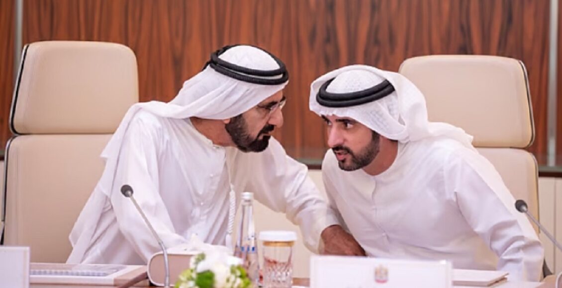 "UAE cabinet approves record $25 billion budget for fiscal year 2026 — Dubai skyline with UAE flag."