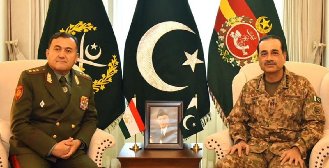 تاجکستان کے وزیر دفاع کرنل جنرل صابرزادہ امام علی عبداللہ رحیم نے جنرل ہیڈکوارٹرز (جی ایچ کیو) راولپنڈی کا دورہ کی