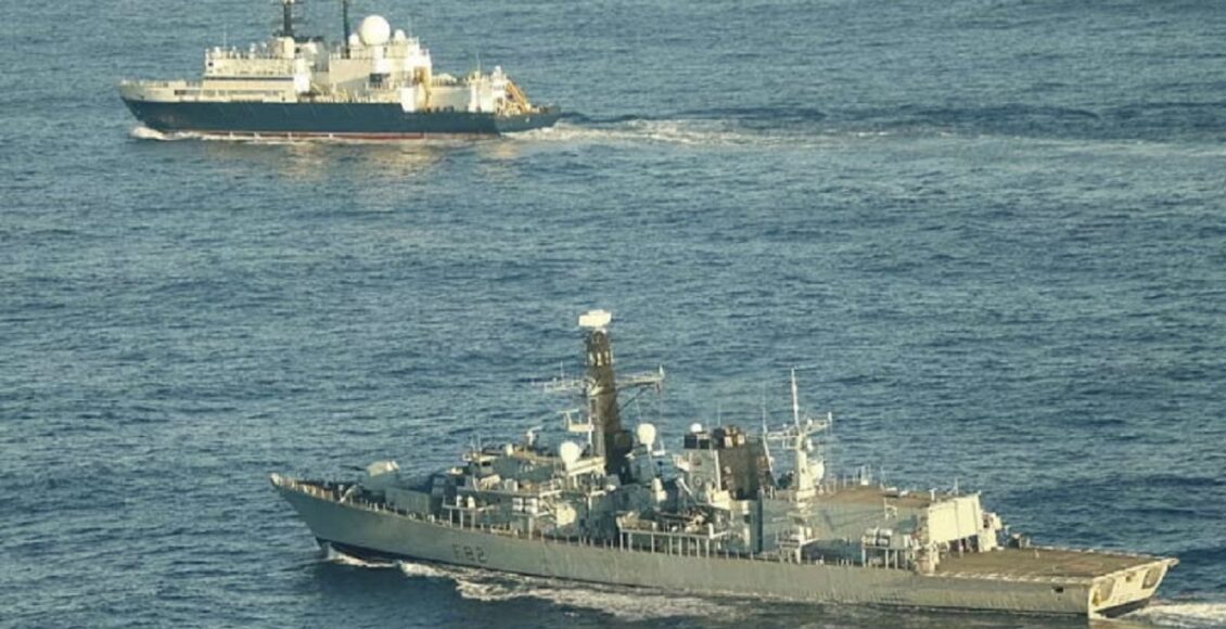 برطانیہ کا انتباہ: روسی جاسوس جہاز ینتار پر فوجی ایکشن کا امکان