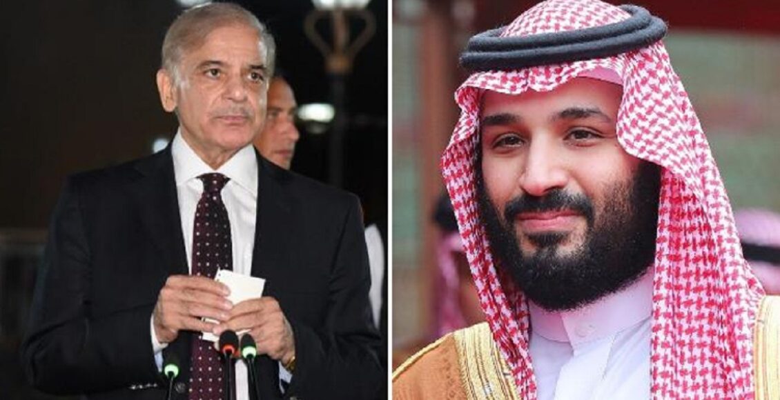 وزیراعظم شہباز شریف اور سعودی ولی عہد محمد بن سلمان کا ٹیلیفونک رابطہ، خطے کی صورتحال پر گفتگو