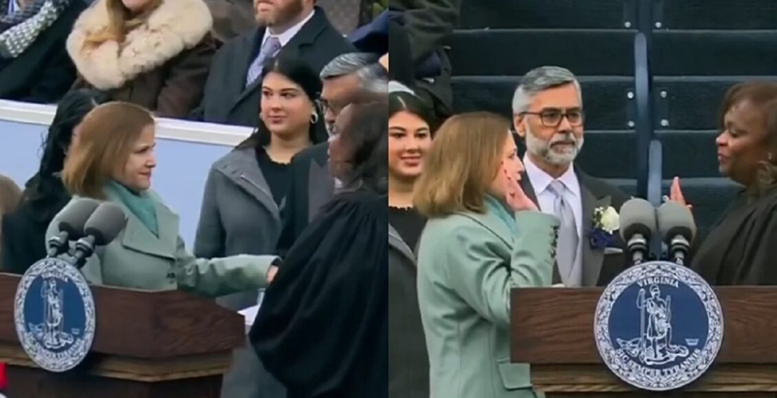 امریکا کی ریاست ورجینیا میں پہلی مسلم خاتون نائب گورنر غزالہ ہاشمی کی قرآن پاک پر حلف برداری