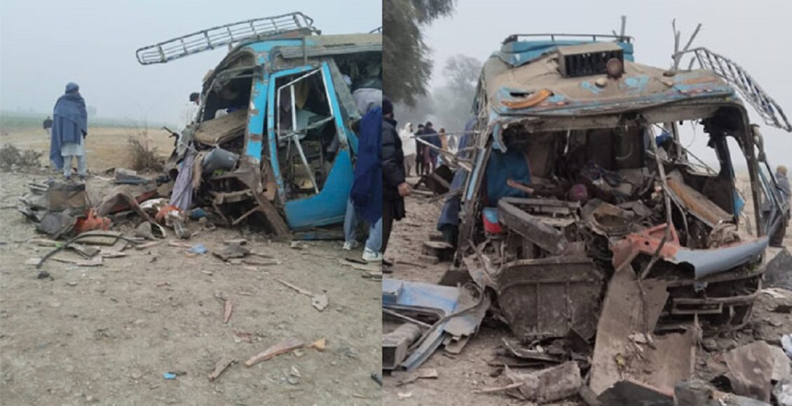 لکی مروت میں نجی فیکٹری کی بس پر دہشتگرد حملے کے بعد سکیورٹی فورسز کی موجودگی