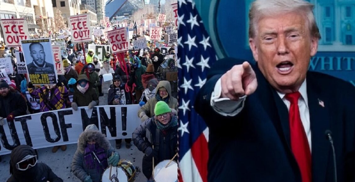 امریکی صدر ڈونلڈ ٹرمپ نے منی سوٹا کے میئر اور گورنر پر لوگوں کو بغاوت پربھڑکانےکا الزام عائد کردیا۔