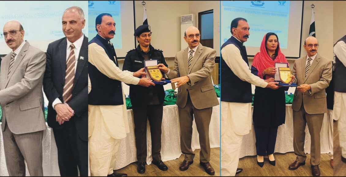 اسلام آباد میں انٹرنیشنل ہیومن رائٹس مومنٹ کے زیر اہتمام ایوارڈ تقریب، انسانی حقوق، پولیس، صحافت اور سماجی شعبوں کی شخصیات کو اعزازات