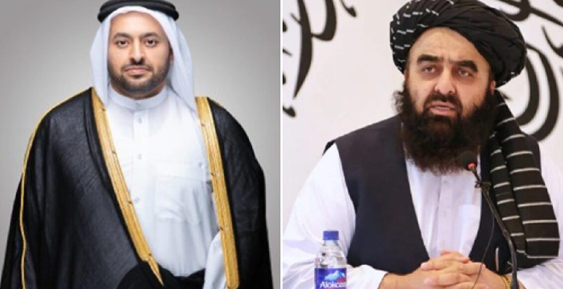 افغانستان کے وزیرخارجہ نے پاکستان سے کشیدگی کے پیشِ نظر قطری وزیر مملکت برائے خارجہ امور سے ٹیلیفونک رابطہ کیا ہے۔