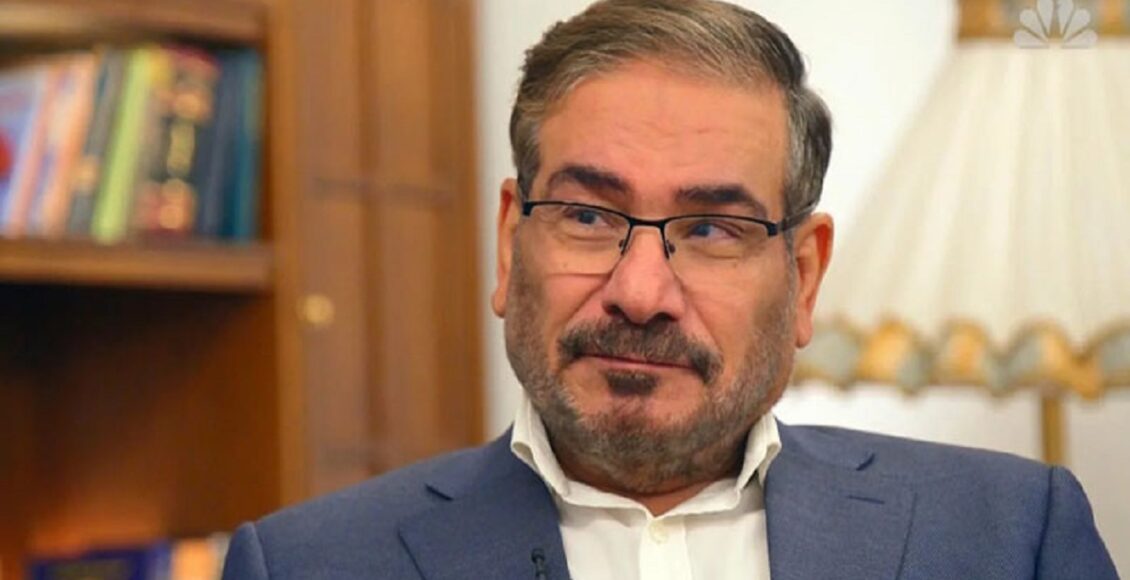 ایران کے سپریم لیڈر کے مشیر علی شمخانی اسلامی انقلاب کی سالگرہ پر خطاب کرتے ہوئے