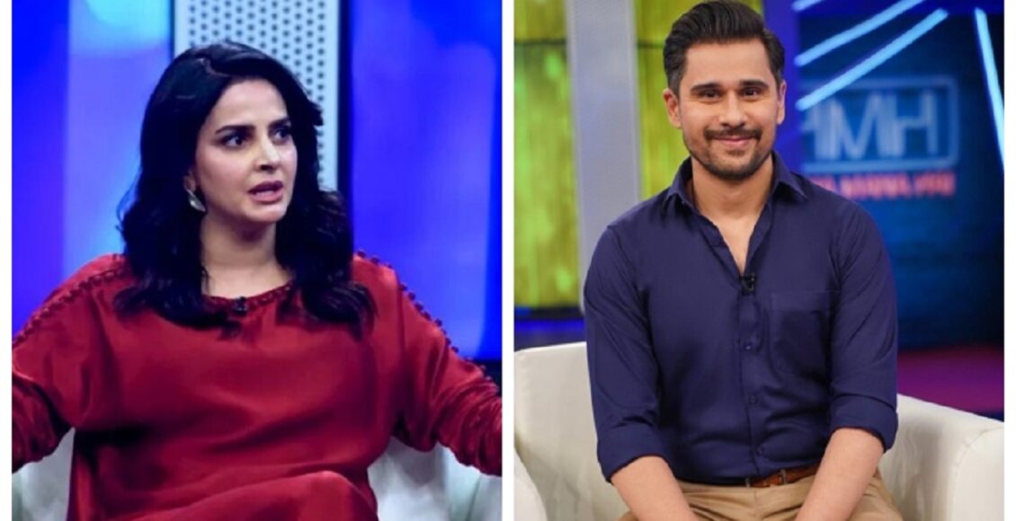 پاکستان کے معروف ٹی وی میزبان تابش ہاشمی نے انکشاف کیا ہے کہ جیو پر نشر ہونے والے ان کے شو کی میزبانی کے لیے پہلی ترجیح وہ نہیں بلکہ اداکارہ تھیں۔