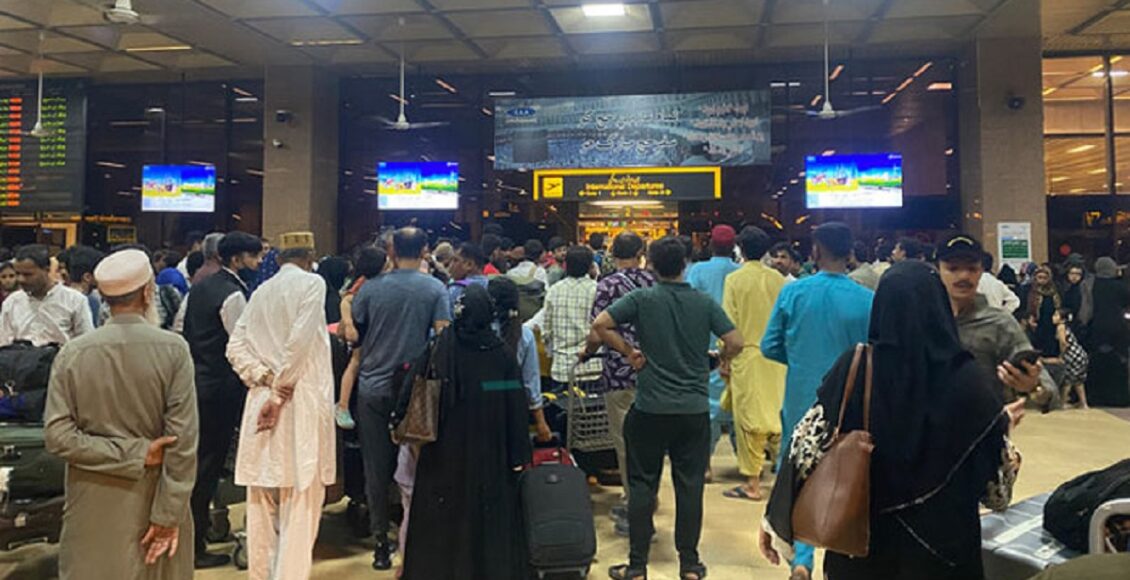 مشرق وسطیٰ میں جنگ کے باعث پاکستان سے مشرق وسطیٰ کی آج بھی97 پروازیں منسوخ ہوگئیں جبکہ 58 پروازوں کے اڑانے بھرنے کا امکان ہے۔