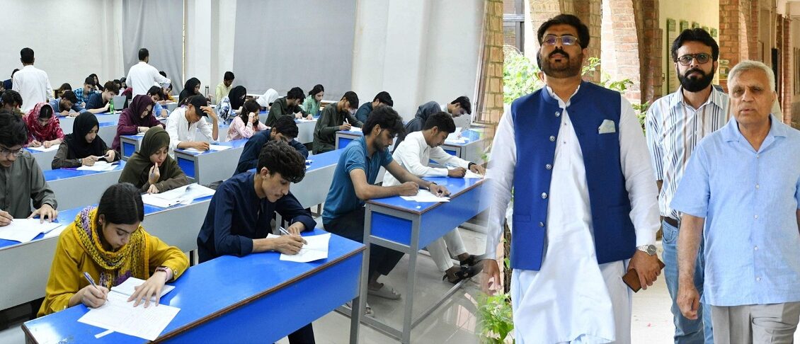 بارانی زرعی یونیورسٹی میں انڈرگریجویٹ داخلوں برائے سال 2026 کے لیے پہلے انٹری ٹیسٹ کا کامیاب انعقاد